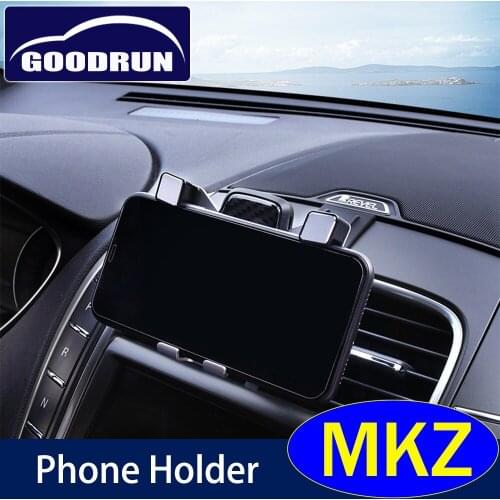 Car Air Vent Outlet Mobile Phone Holder For Lincoln MKZ Clip Mount Stand Steady Fixed Bracket Support Interior Exterior