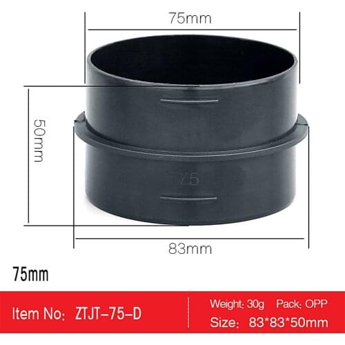 42/60/75/90 mm Car Heater Ducting Pipe Joiner Connector Air Diesel Heater HoseTube Connector For Webasto Eberspacher Heater duct