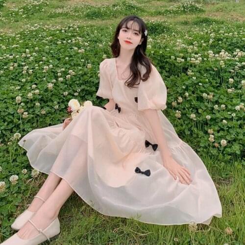 BADAWEN Long Sleeve Summer Dresses