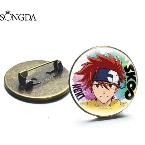 Fashion Anime SK8 The Infinity Brooches Cute Cartoon Characters Icon Lapel Pins Backpack Badges Jewelry Brooches Decoration Gift