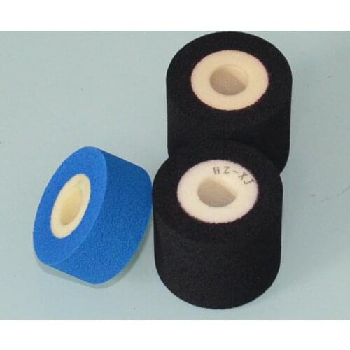 Black Diameter 36mm Height 32mm hot ink printer roller for HZ 100 coding machine