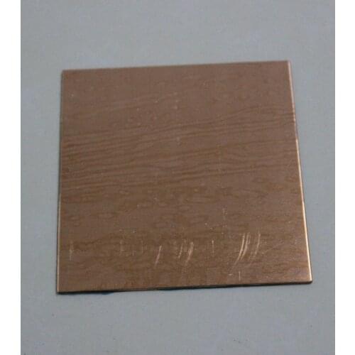 DIY Material Machine Tool Parts T2 Copper Plate Industry Experiment Cu Sheet, 2pcs/lot