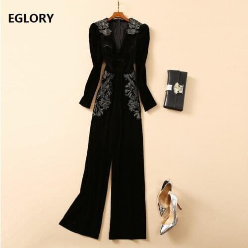 Женские вечерние брючные комбинезоны Eglory China At AliExpress