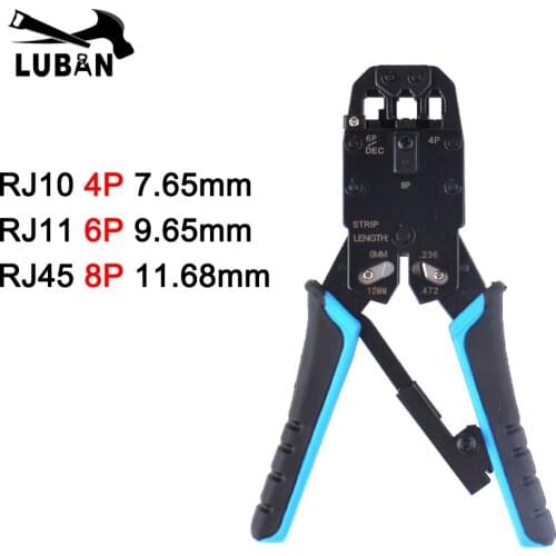 HT-2008R Network tool 4p 7.65mm 6p 9.65mm 8p 11.68mm Network Plier Telephone terminal pincer
