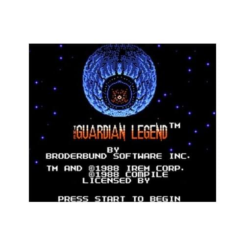 Guardian Legend, The Region Free 60 Pin 8Bit Game Card For Subor Game Players
