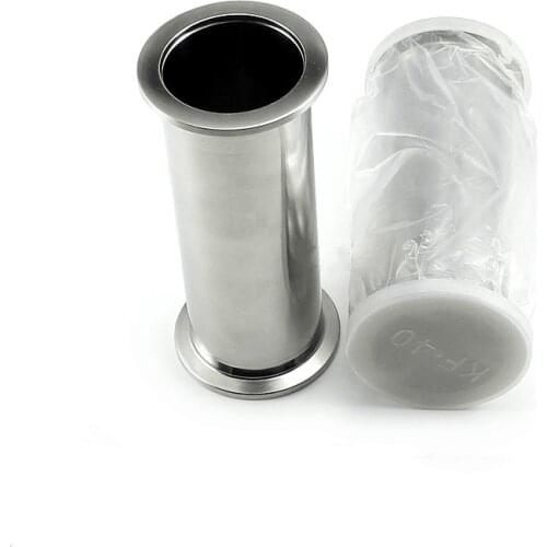 KF50 (NW50) Straight Equal Ferrule Flanged Adapter Sanitary Vacuum Flanges Fitting flange straight Through 304 Stainless Steel