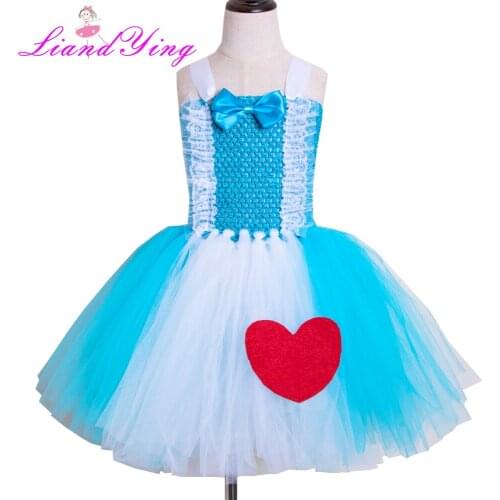 2021 Handmade Tulle Dress Girls Lace Dress Christmas Party Cosplay Girls Tutu Summer Dress
