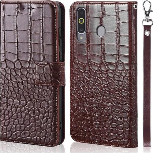 Magnet Case flip Crocodile texture Leather Wallet Card Holder Book case For Samsung Galaxy A8S SM-G8870 A9 Pro 2019 6.4inch