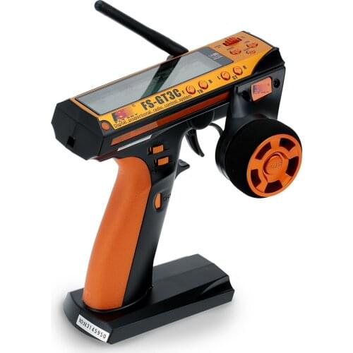 FS-GT3C 2.4G 3CH Radio Model Remote Control LCD RC Transmitter Receiver for WLtoys 10428 A979 RC Car Truck Vehicle Bait Boat