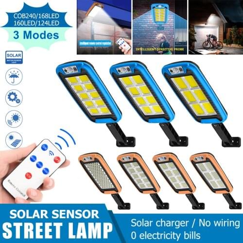 Solar Wall Light with Remote Control Solar Powered Motion Sensor Outdoor Garden Light Waterproof Solar Street Lamp Solar Lamp