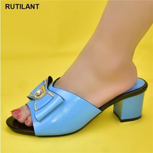 Latest Design Italian Ladies Shoes and Bag Set Nigerian Party Shoe and Bag Sets African Wedding Shoes and Bag Set for Women