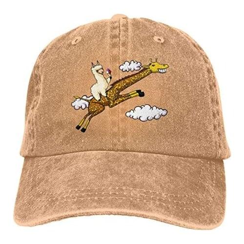 Wholesale Hat Denim Cap Llama Ice Cream Riding Giraffe Baseball Dad Cap Classic Adjustable Casual Sports For Men Women Hat