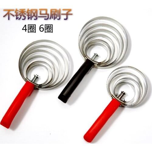 Sawtooth comb barn supplies horse washing tools sweat scraper massage brush cow fur horse brush dog brush