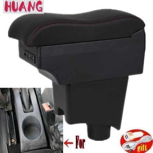 For Nissan Almera G15 Armrest For Nissan Almera G15 Car Armrest box Interior special Retrofit Center Storage box USB interfac