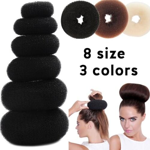 Hair Bun Maker Donut Magic Foam Sponge Easy Big Ring Hair Styling Tools Products Hairstyle Hair Accessories For Girls Women Lady