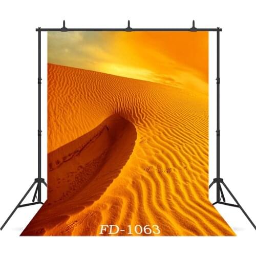Golden Desert Vinyl Photography Background for Photo Shoot Props Children Baby Shower Cloth Printed Backdrop Photophone
