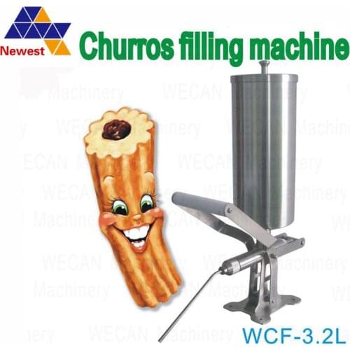 2.3L capacity perfect performance churro filler churro filling machine for 304 stainless steel