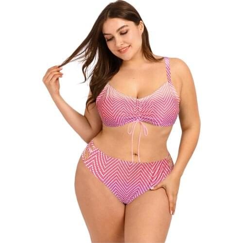 #Z45 High Waist Bikini Swimsuit Swimwear Women Floral Print Push Up Bikini Set Swim Suit Two Piece Swimsuits Bathing Suit