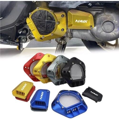 Motorcycle Engine Crankcase Protection Cover For YAMAHA NMAX 125 NMAX 155 2020 SEMSPEED CNC Transparent Engine Stator Guard