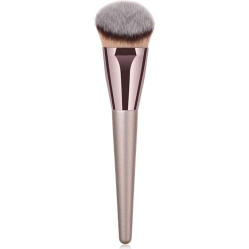 1Pcs Makeup Brush High Quality Champagne Gold Color Professional Brushes For Makeup Powder Foundation Bronzer