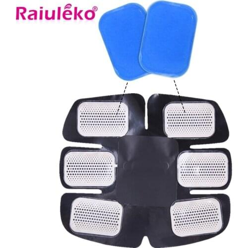 10Pairs Transparent Gel Pads Fitness Gel Stickers Hydrogel Massage Patch For Body Massager EMS Abdominal Muscle Training Device