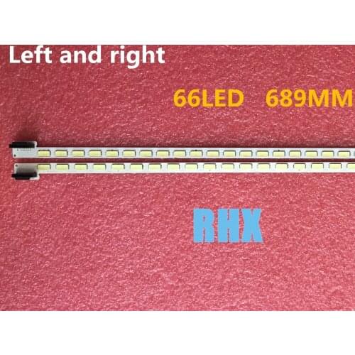 2Pieces/lot FOR Skyworth 55E600Y LCD TV backlight bar 6922L-0003A 6922L-0004A LC550EUN 6920L-0001C Left + right 66LED 689MM