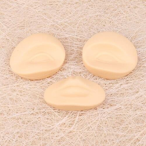 5PCS/LOT Tattoo Accessory The tattoo Practice Skin 3D Eyes and Lip Exercises Three Sets of Tattoo Wholesale