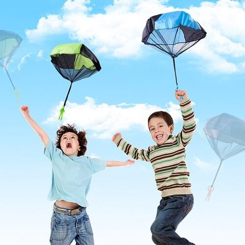 6 PCS Parachute Toys Sports Throwing Toy Outdoor Camping Flying Parachute Toys Kids Gift Children Entertainment NEW