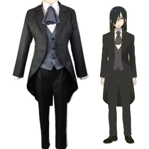 Anime Miss Kobayashis Dragon Maid Cosplay Costumes Fafnir Cosplay Costume Halloween Party Butler Uniform Cosplay Costume
