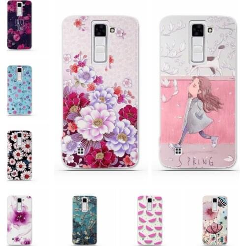 Case For LG K7 X210 X210DS Tribute 5 LS675 Case 3D Relief Phone Cover for LG K 7 Cover Soft Silicone Back Coque for LG K7 Shells