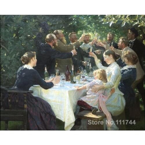Danish art Hip Hurrah Peder Severin Kroyer paintings for sale High quality Hand painted