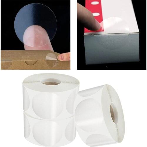 3000x Round Stickers Circle Envelopes Packaging Bags Tab 25mm 1'' Sealing Labels Shipping Mailers Mailer Seal Tape