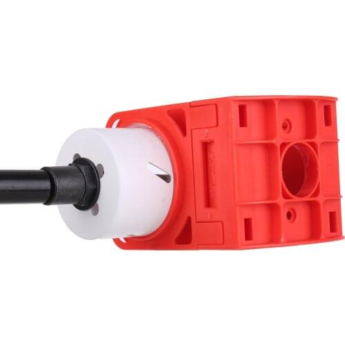 Lock Installation Kit with Guide Template for Wood Doors Adjustable plastic guide template with snap-lock arms