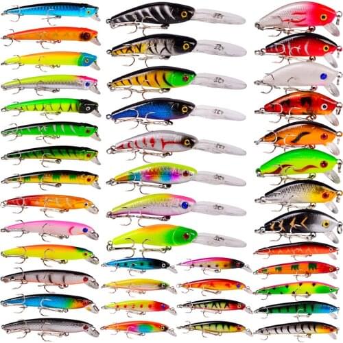 Mixed Fishing Lure Set Wobbler Crankbait Minnow Baits Fishing Bait Set Fishing Tackle Pesca