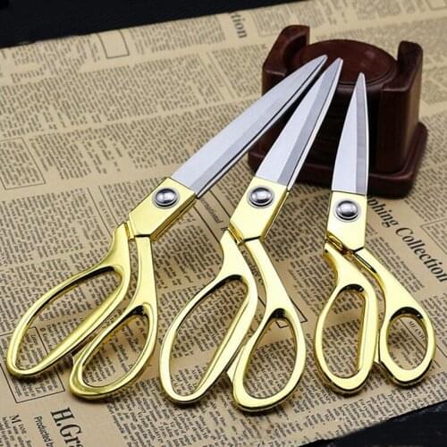 Prajna Cutting Scissors Stainless Steel Vintage Sewing Scissors Golden Blade Handmade Accessory For Fabric Craft Tailor Scissors