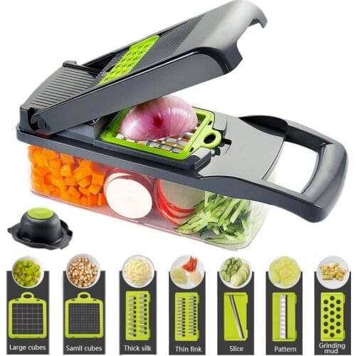 Vegetable cutter,Mandoline garlic crusher chopper slicer grater Peeler,Salad Maker For kitchen gadgets,kitchen accessories