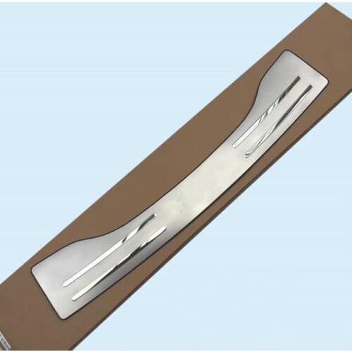 FIT FOR 2011-2017 for PEUGEOT 508 REAR BUMPER PROTECTOR STEP PANEL BOOT COVER SILL PLATE TRUNK TRIM ACCESSORIES