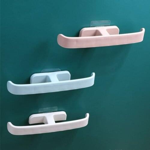 Bathroom non-perforated shoe rack wall hanging shoe rack towel rack bathroom shelving household storage slipper rack towel bar