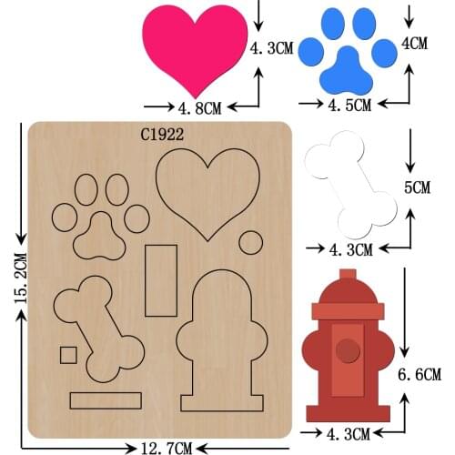 New bone Wooden die Scrapbooking C1922 Cutting Dies