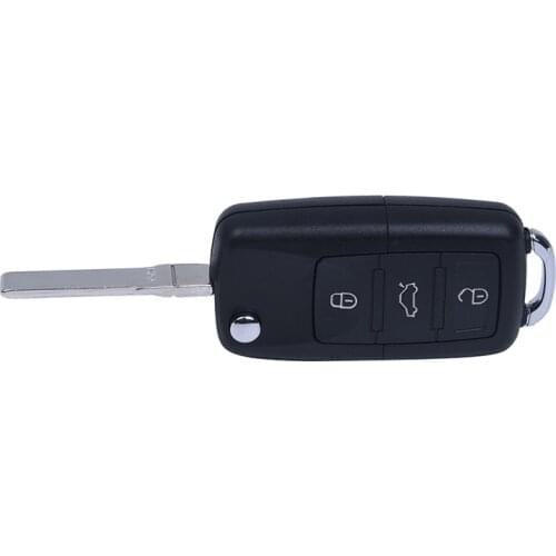 3 foldable shell buttons for key remote control Volkswagen VW BEETLE BORA GOLF PAT SKODA flip FOB box