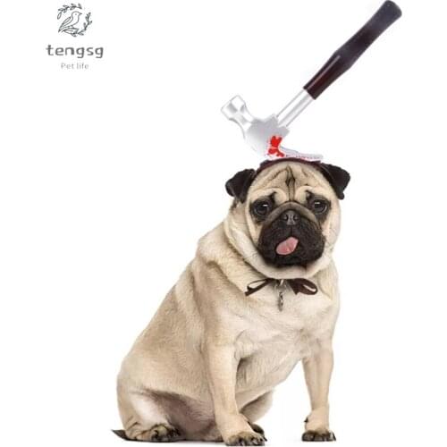 Pet Supplies Dog Headgear Head Suit Dress Up Tricky Props Pet Halloween Headgear Hat Funny Decoration Funny Hat Cat Hat