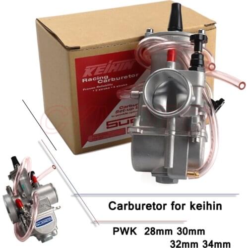 Universal For PWK 28 30 32 34 mm 2T 4T For Keihin Mikuni Carburetor Carburador With Power Jet For Yamaha Suzuki Honda 75cc-250cc
