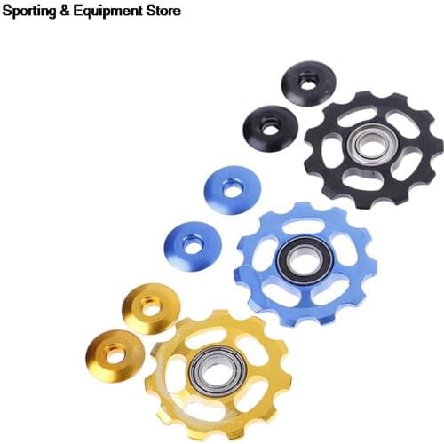 4/5/6MM 11T MTB Bicycle Rear Derailleur Jockey Wheel Bearing Pulley Road Bike Guide Roller