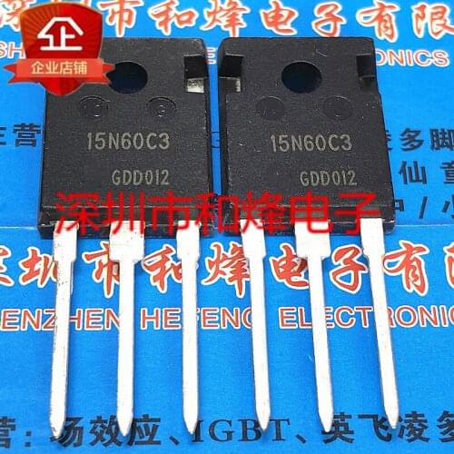 10PCS 15N60C3 SPW15N60C3 TO-247 600V 15A 100% New original