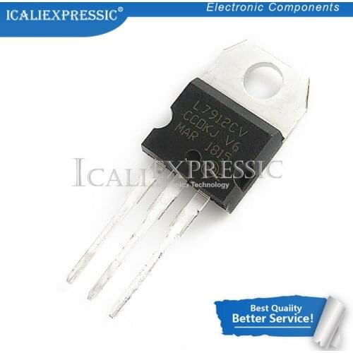 10PCS L7912CV L7912 7912 LM7912 MC7912 TO-220 new original In Stock