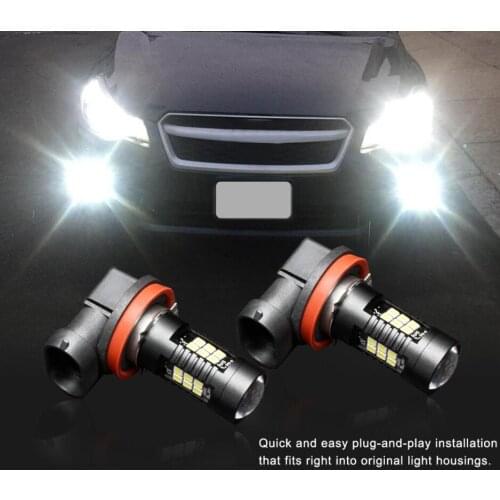 2Pcs Car Led Fog Lights Bulb for Volvo S40 S60 S80 S90 S40 XC60 XC90 V40 V60 V90 C30 XC40 XC70 V70