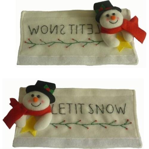 2pc Christmas Handle Cover Door Knob Cover Refrigerator Handle Gloves Home Accessories Cute Double-door Fridge Door Handle Cover