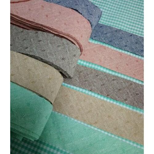 3.6cm Yarn Dyed Cotton Bias Binding Tapes Ribbon, Handmade Patchwork Cotton Fabric Trimming Upholstery Sewing Accessories 8 M