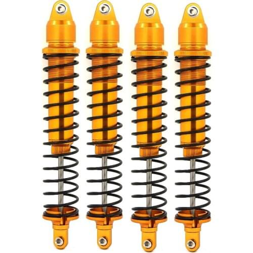 4PCS Metal Shock Absorber Damper for 1/5 Traxxas X-Maxx ARRMA HPI Baja 5B Rofun RC Car Upgrade Parts Accessories