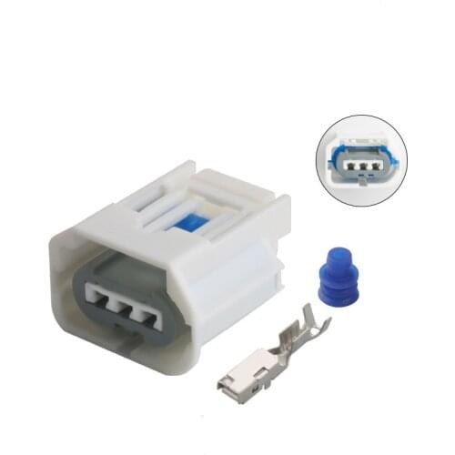 5Pcs/lot 3Pin steering machine Electric booster pump plug connector for Ford Focus /Mazda 3